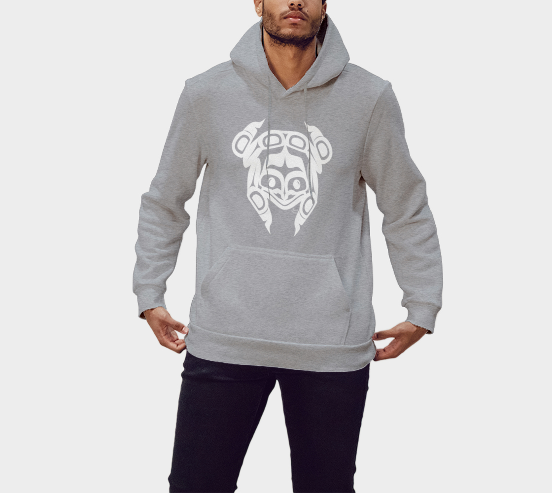 Frog Hoodie Light Gray preview