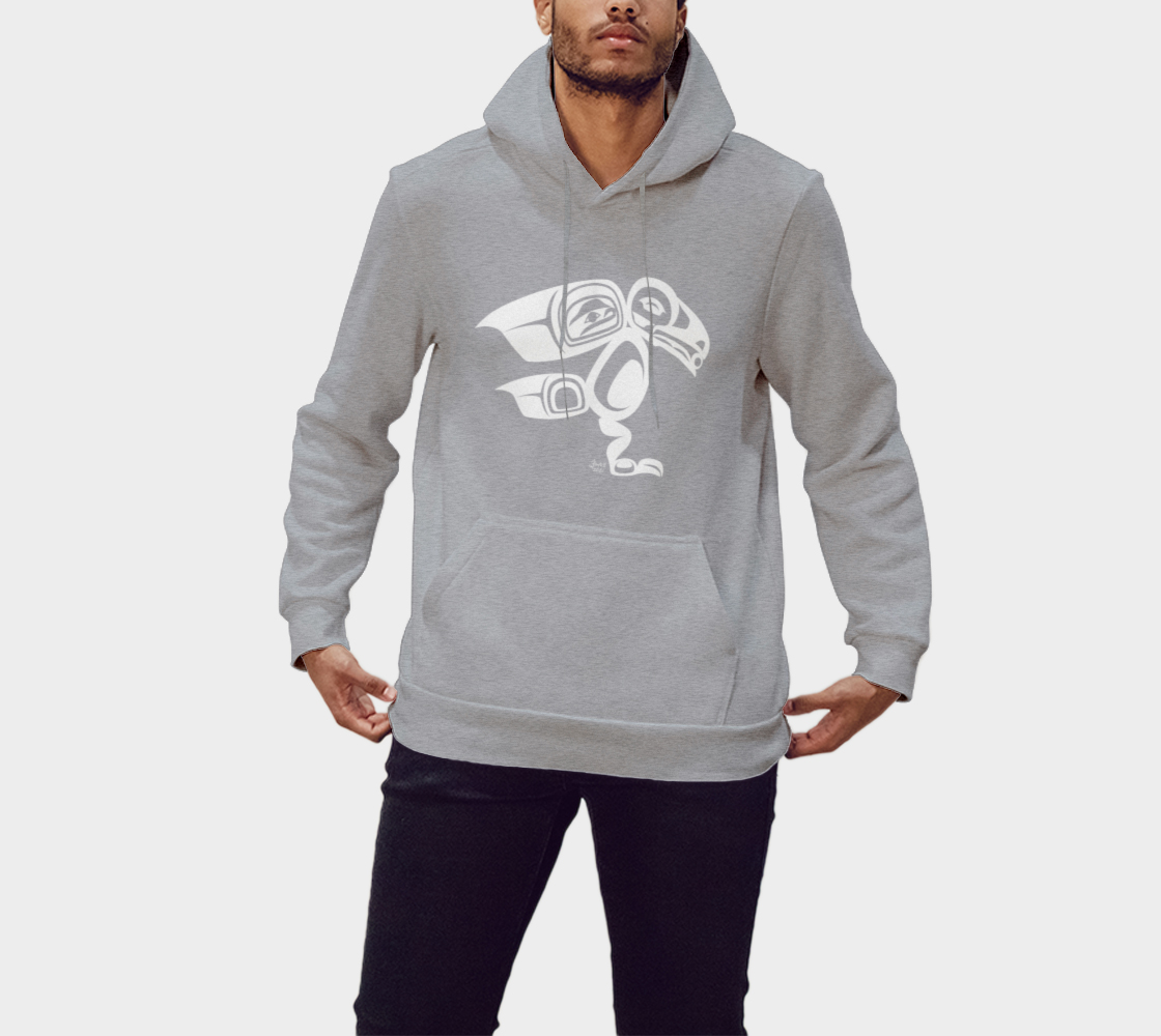 Raven Hoodie Light Gray preview #1