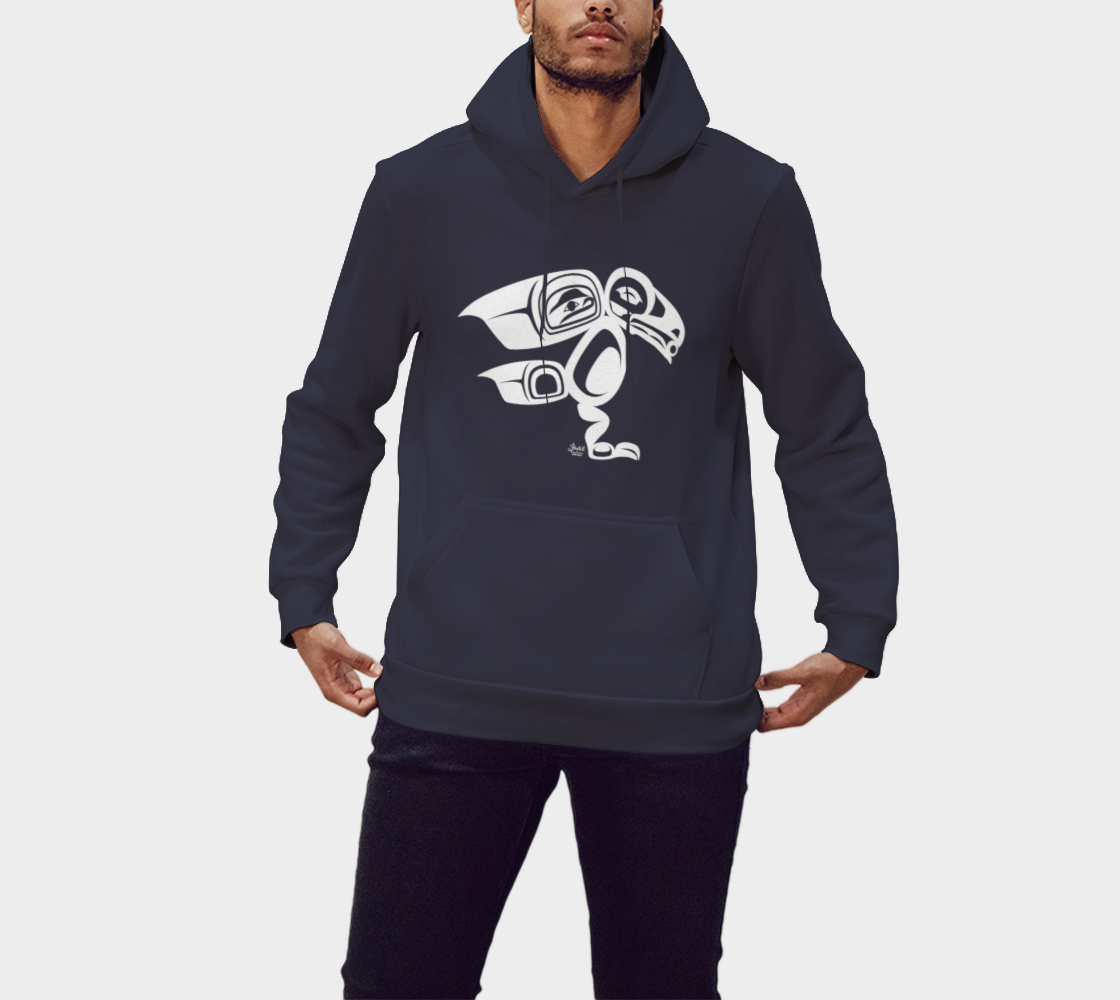 Raven Hoodie Blue preview