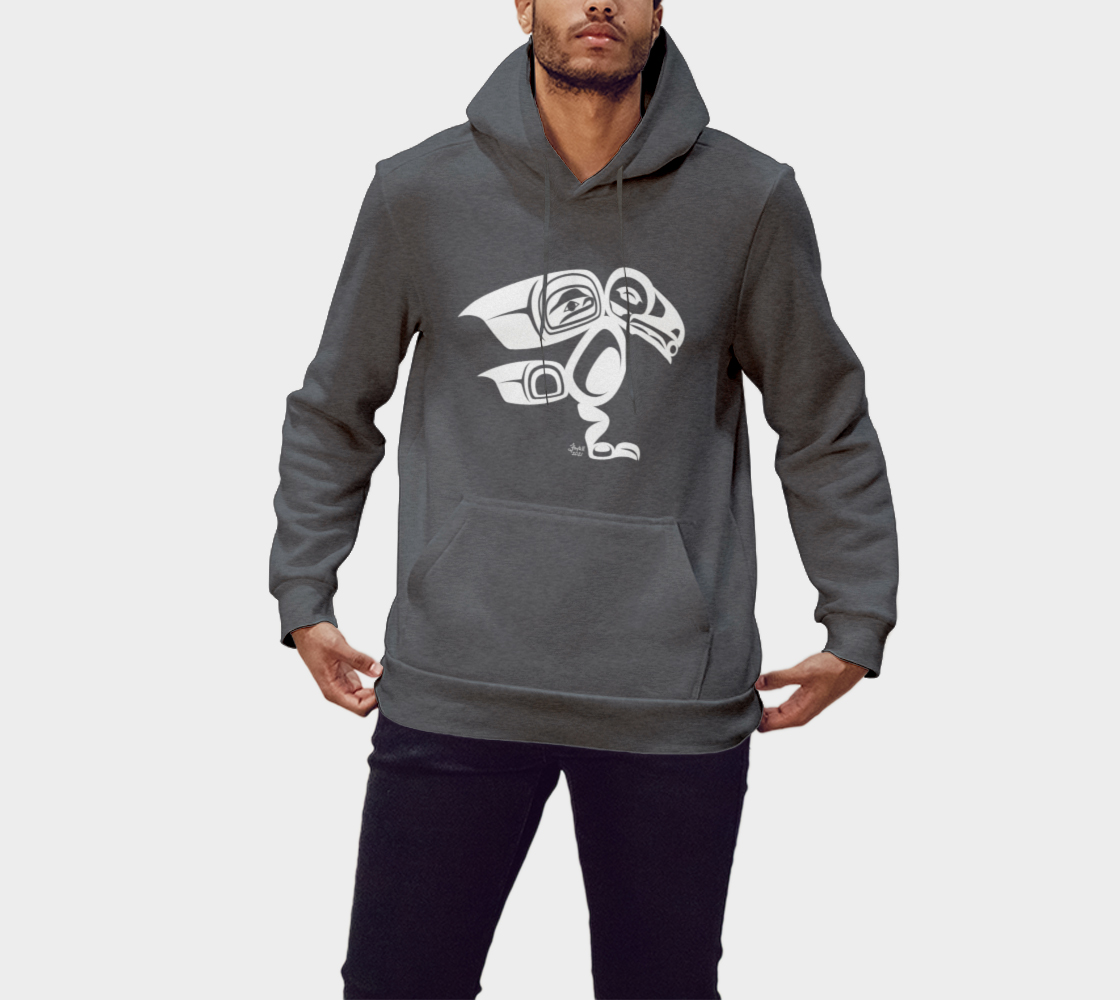 Raven Hoodie Gray aperçu