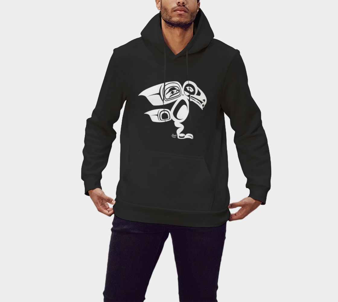 Raven Hoodie Black aperçu