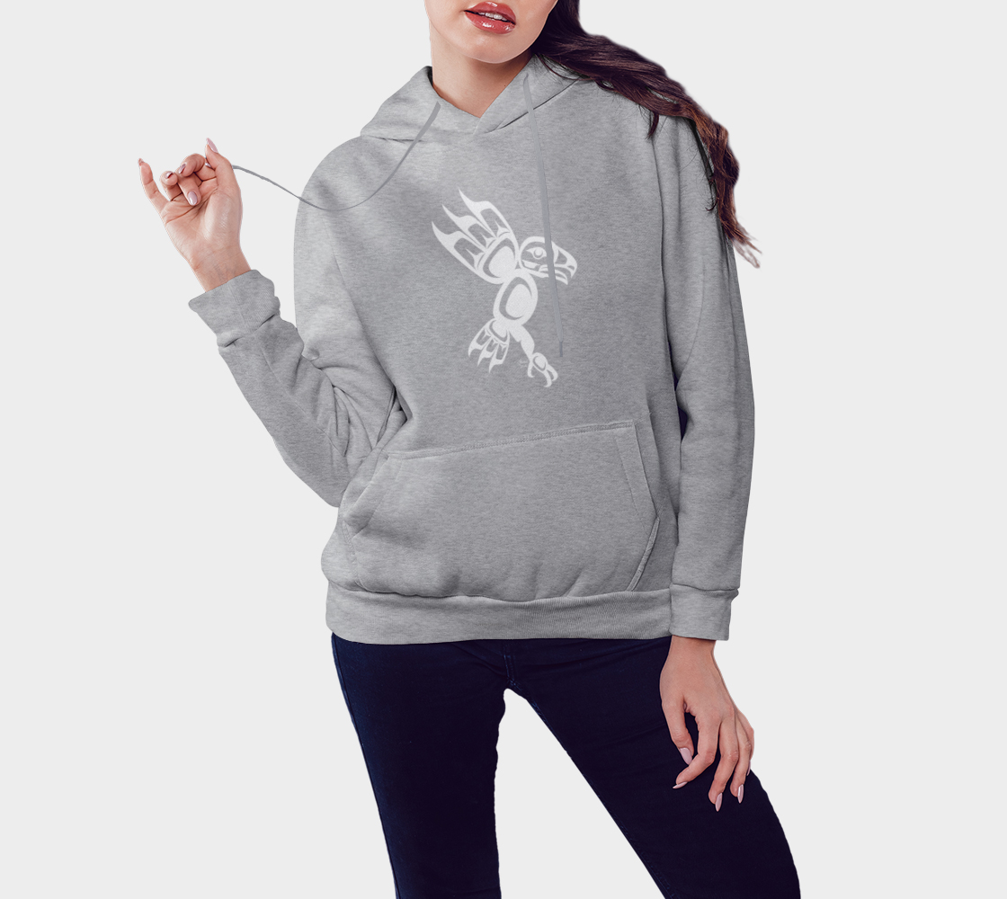 Aperçu de Eagle Hoodie Light Gray #3