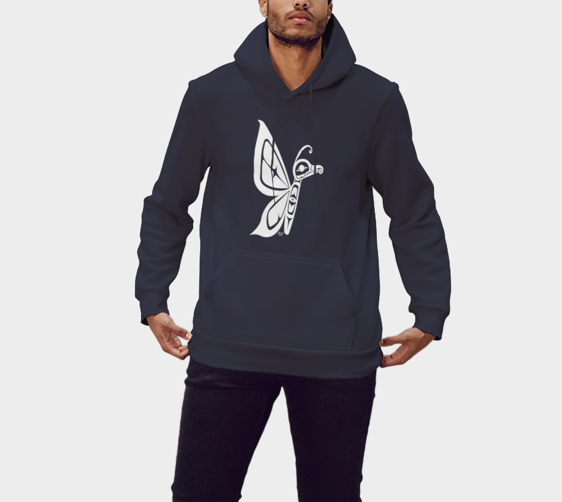 Butterfly Hoodie Blue preview