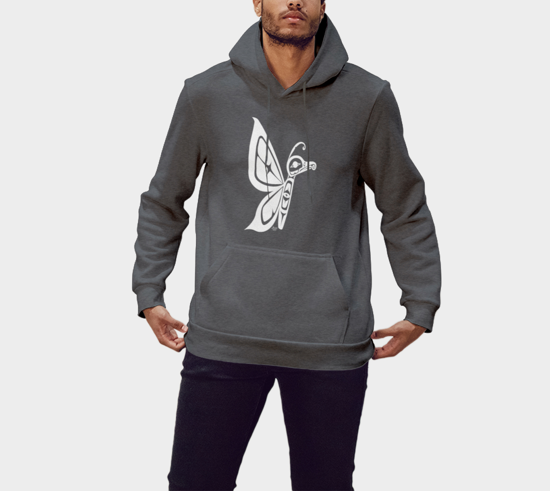 Butterfly Hoodie Gray preview