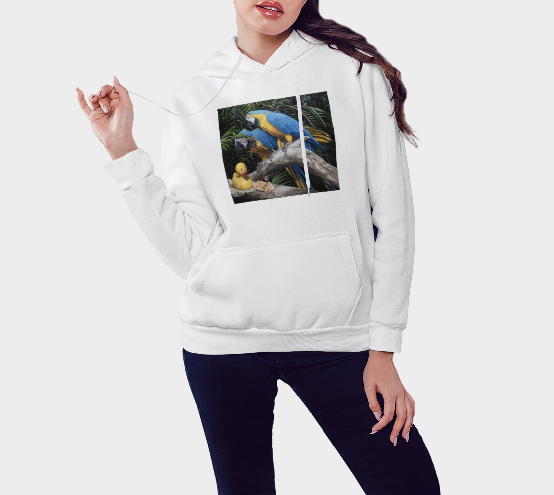 Polly Wanna Quacker Pullover Hoodie preview #3