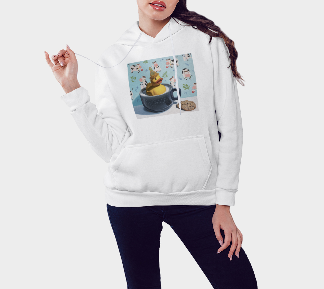 Milk Duck Pullover Hoodie preview #3