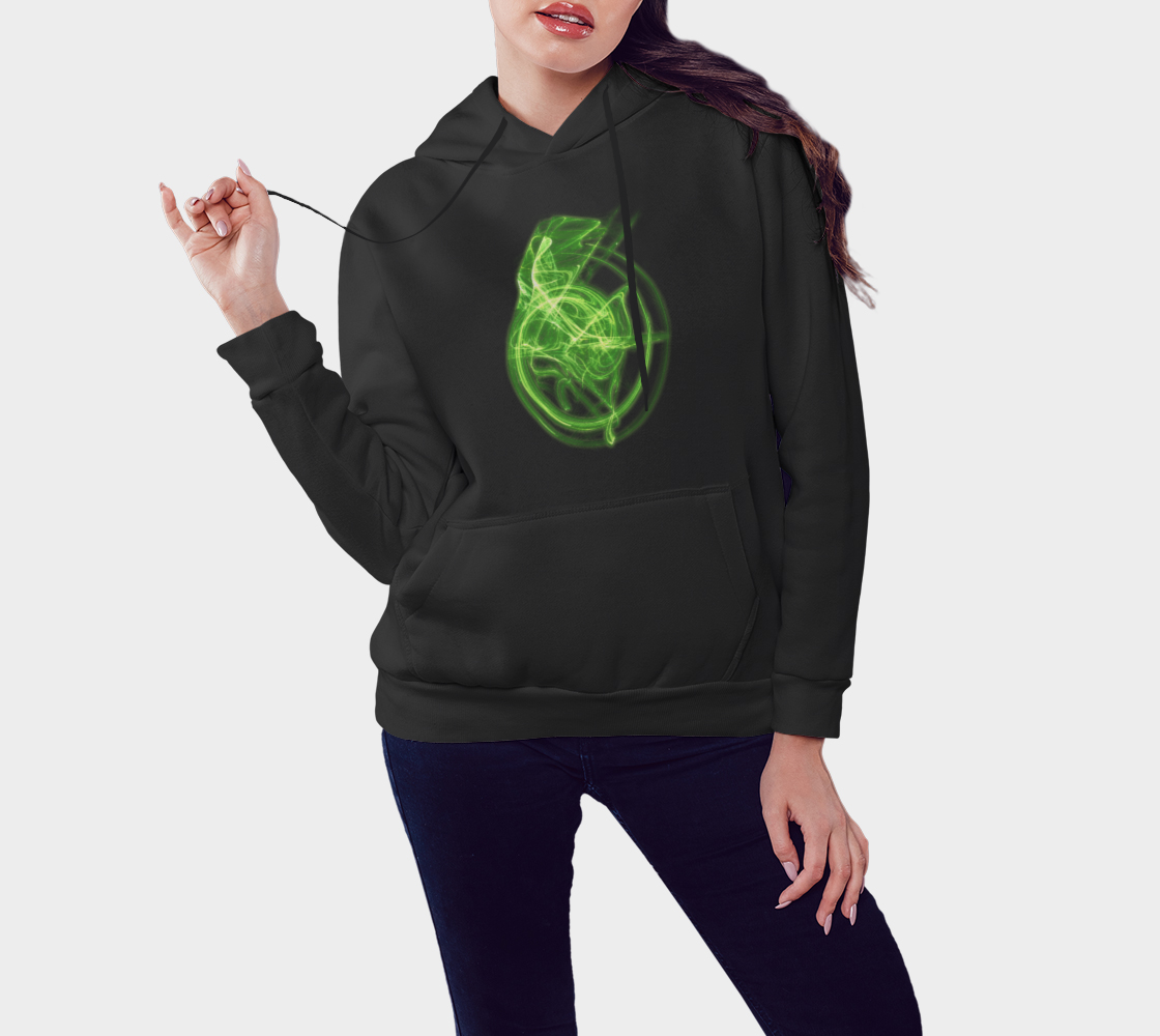 Essence Green Pullover Hoodie preview #3