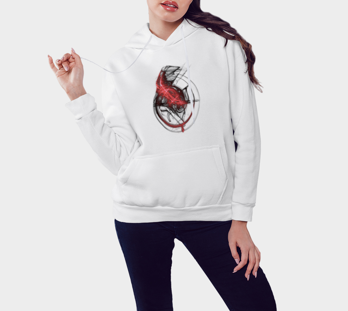 Essence Black & Red Pullover Hoodie preview #3