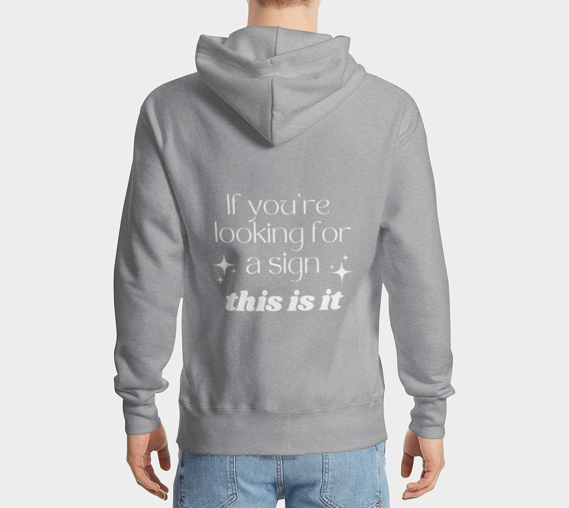 Aperçu de This is a Sign hoodie #2
