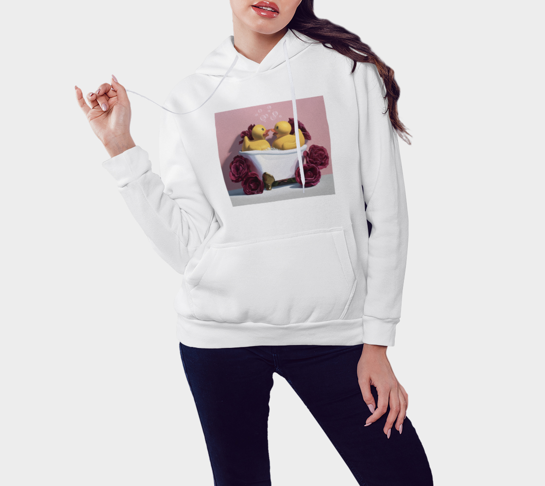 Love Birds (Pink) Pullover Hoodie thumbnail #4