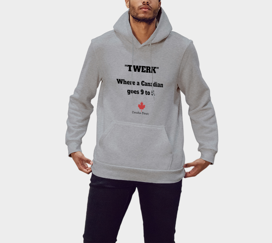 TWERK hoodie 3D preview