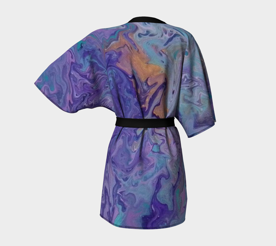 Aperçu de Lilac Ocean II Kimono #4