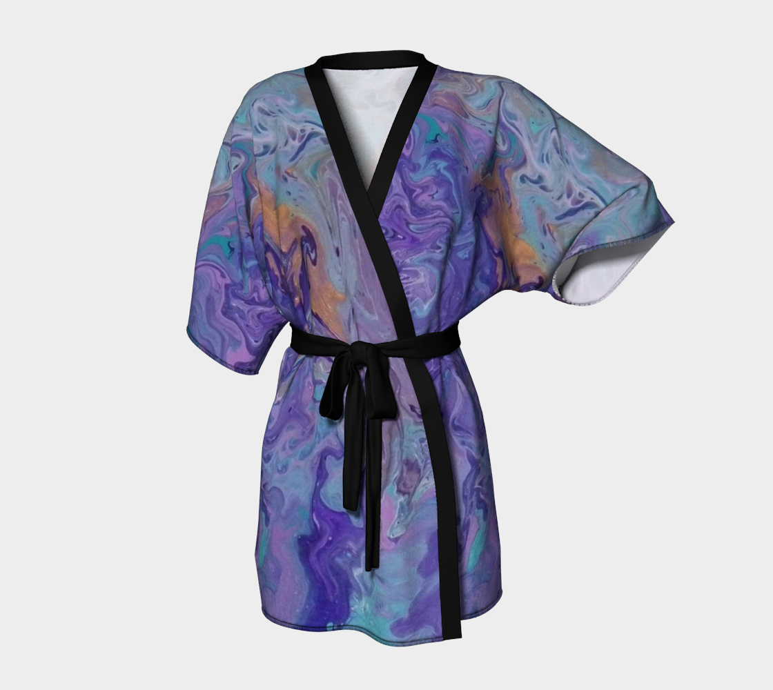 Aperçu de Lilac Ocean II Kimono #1