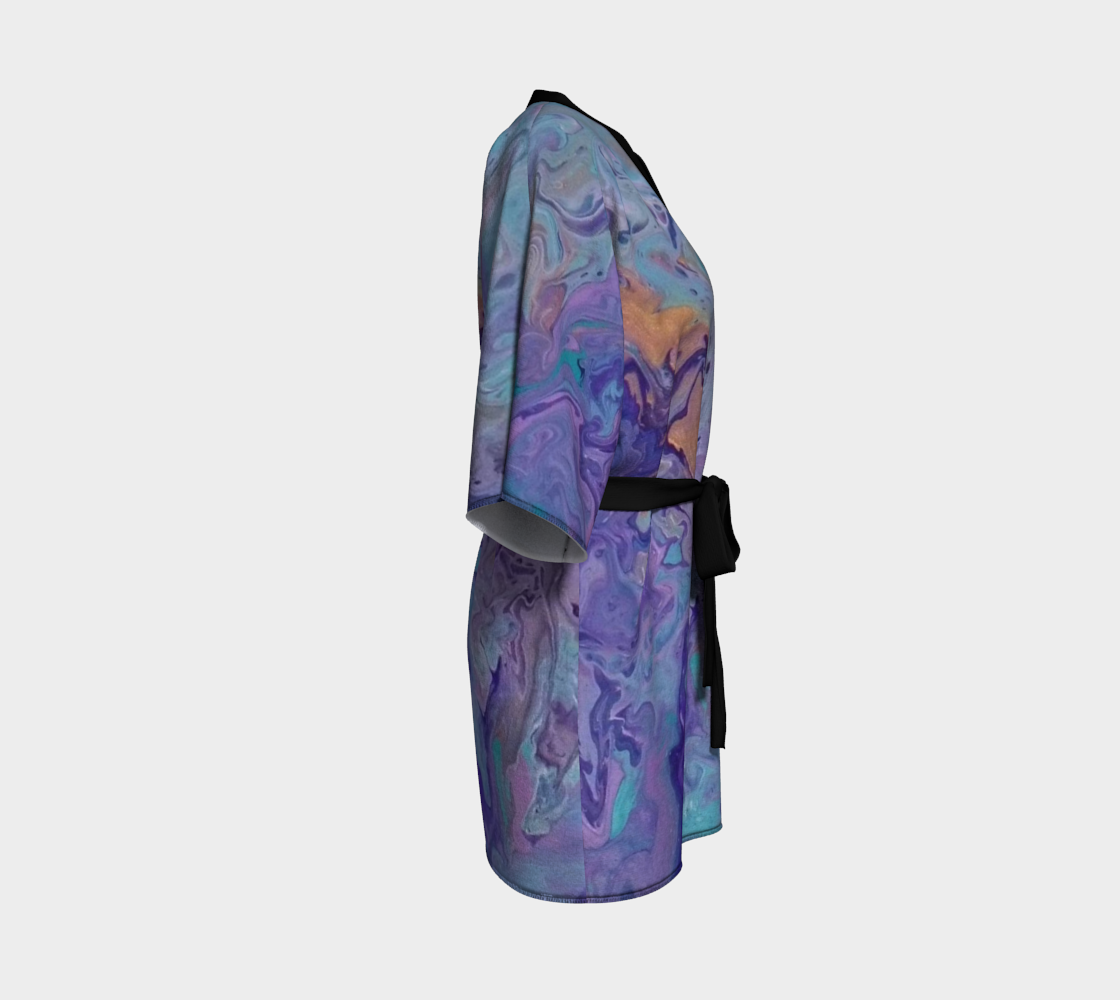 Lilac Ocean II Kimono Miniature #4