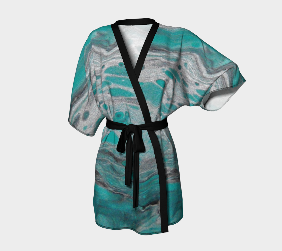 Aperçu de Turquoise Summit Kimono