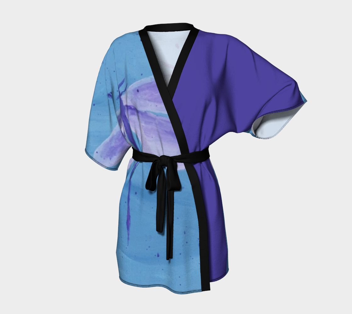 Aperçu de Purple Dragonfly Kimono
