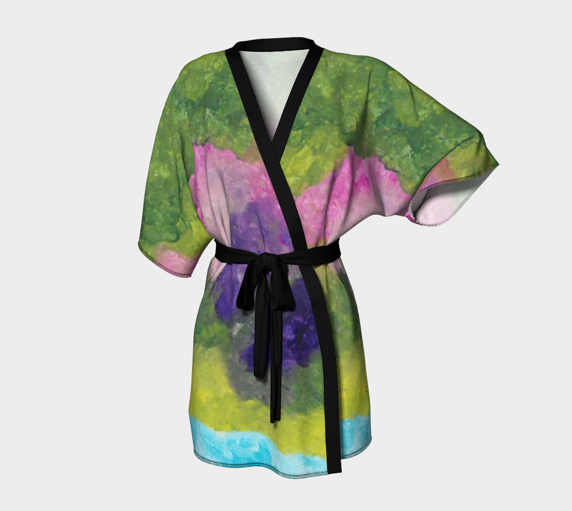 Aperçu de Lilac Garden Kimono