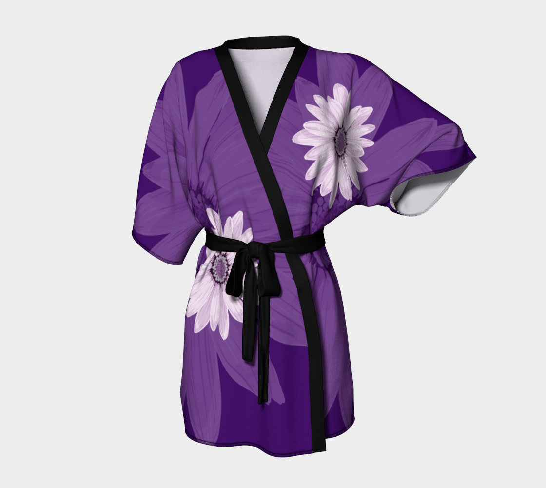 Purple Daisy Kimono preview #1