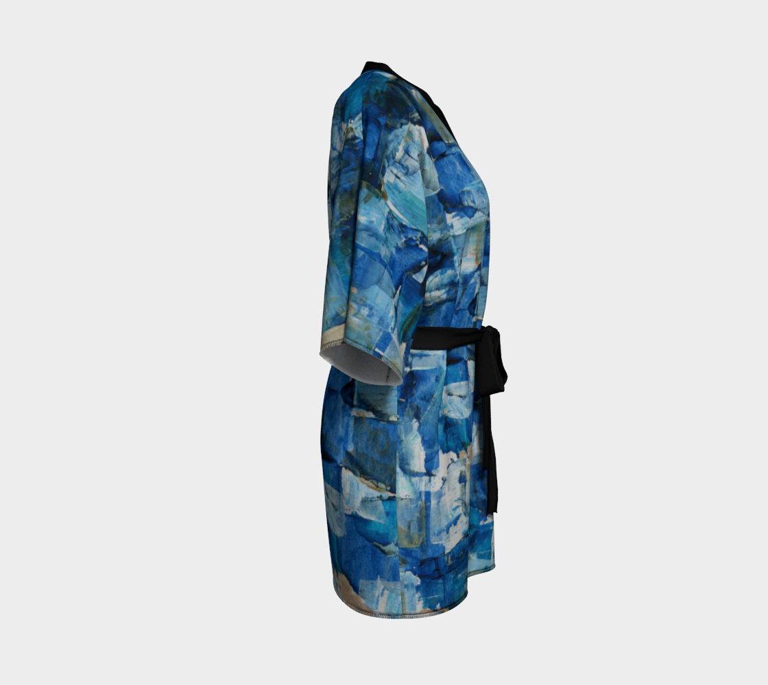 Ocean Chess Kimono preview #3