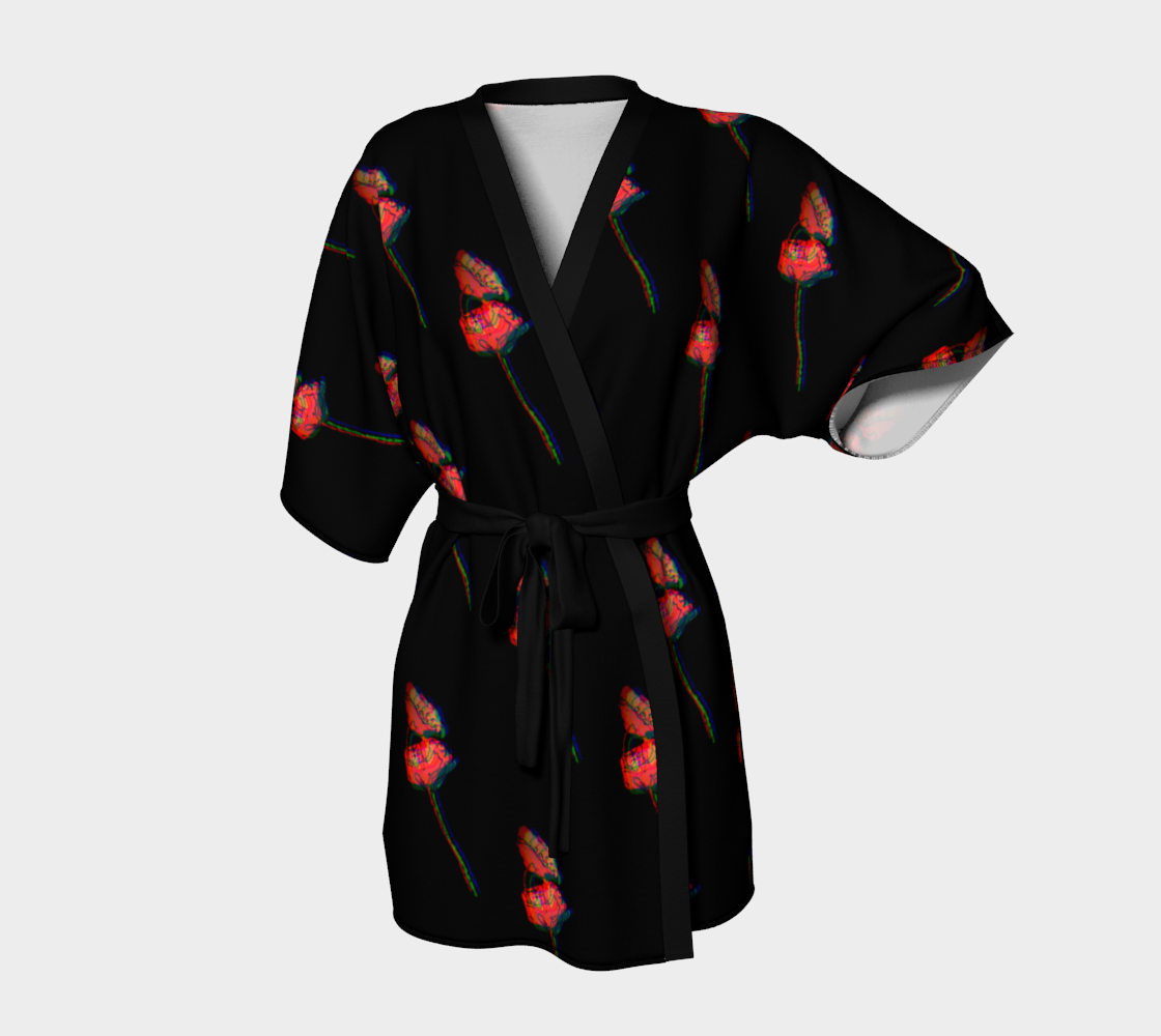 Aperçu de Kimono Robe Coquelicots
