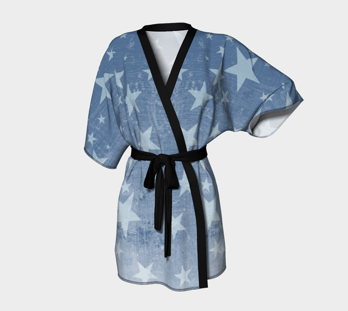 Distressed Blue with White Stars preview #1