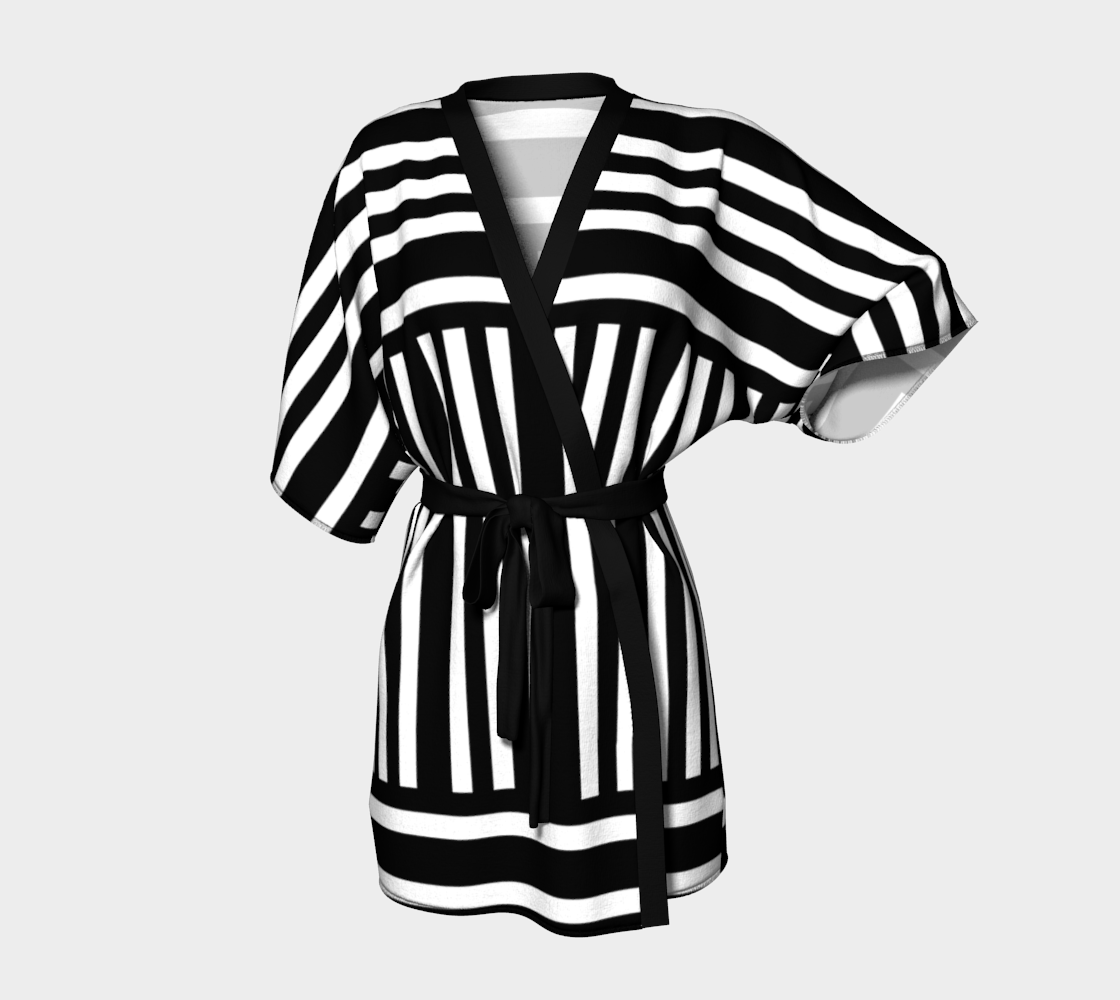 Bold Black and White Stripes preview #1