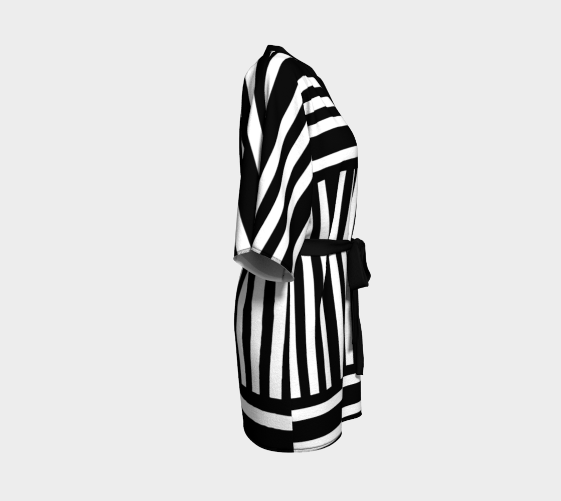 Bold Black and White Stripes preview #3