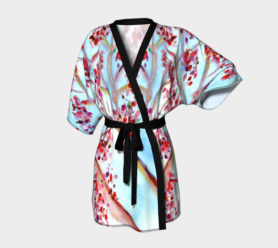 Платья с коротким кимоно