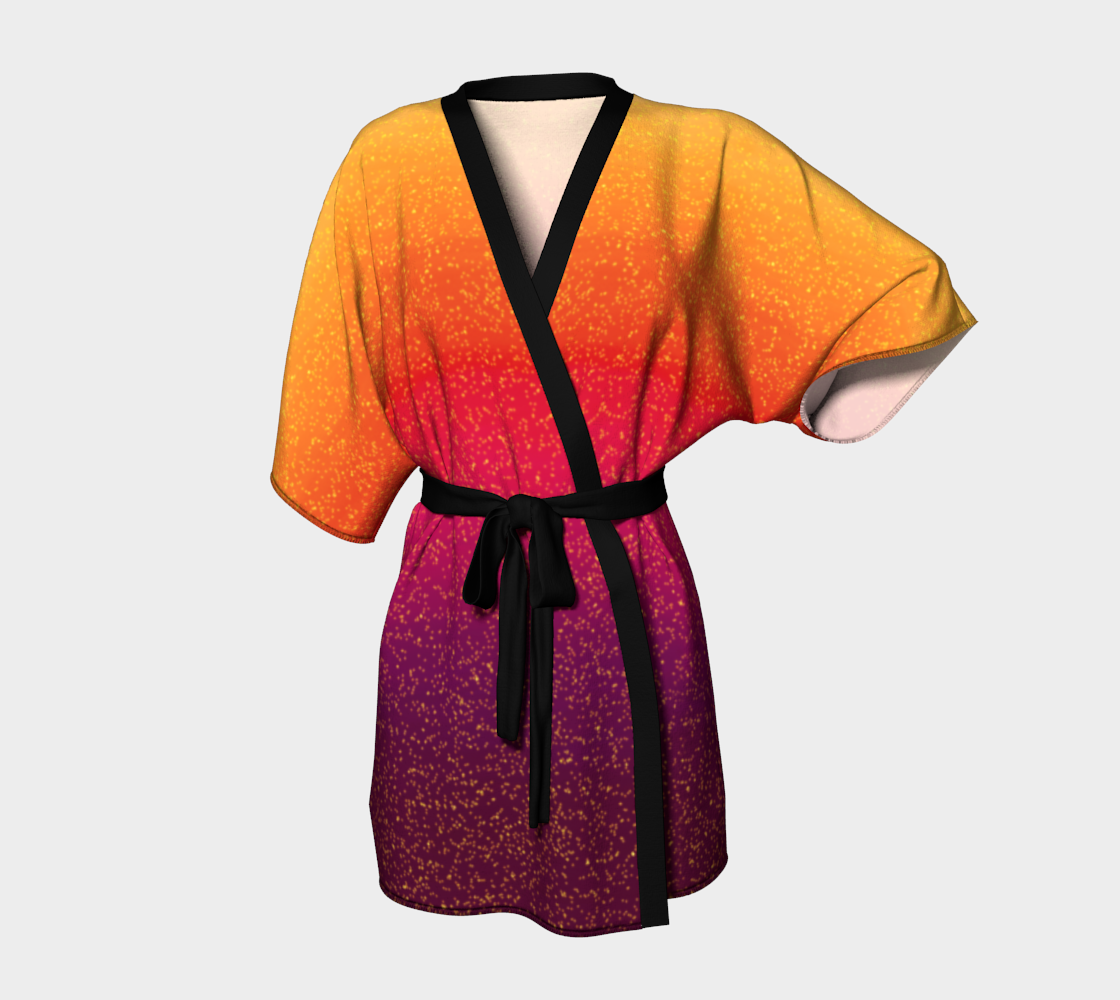 Fireflies at Afternoon Kimono Robe  preview