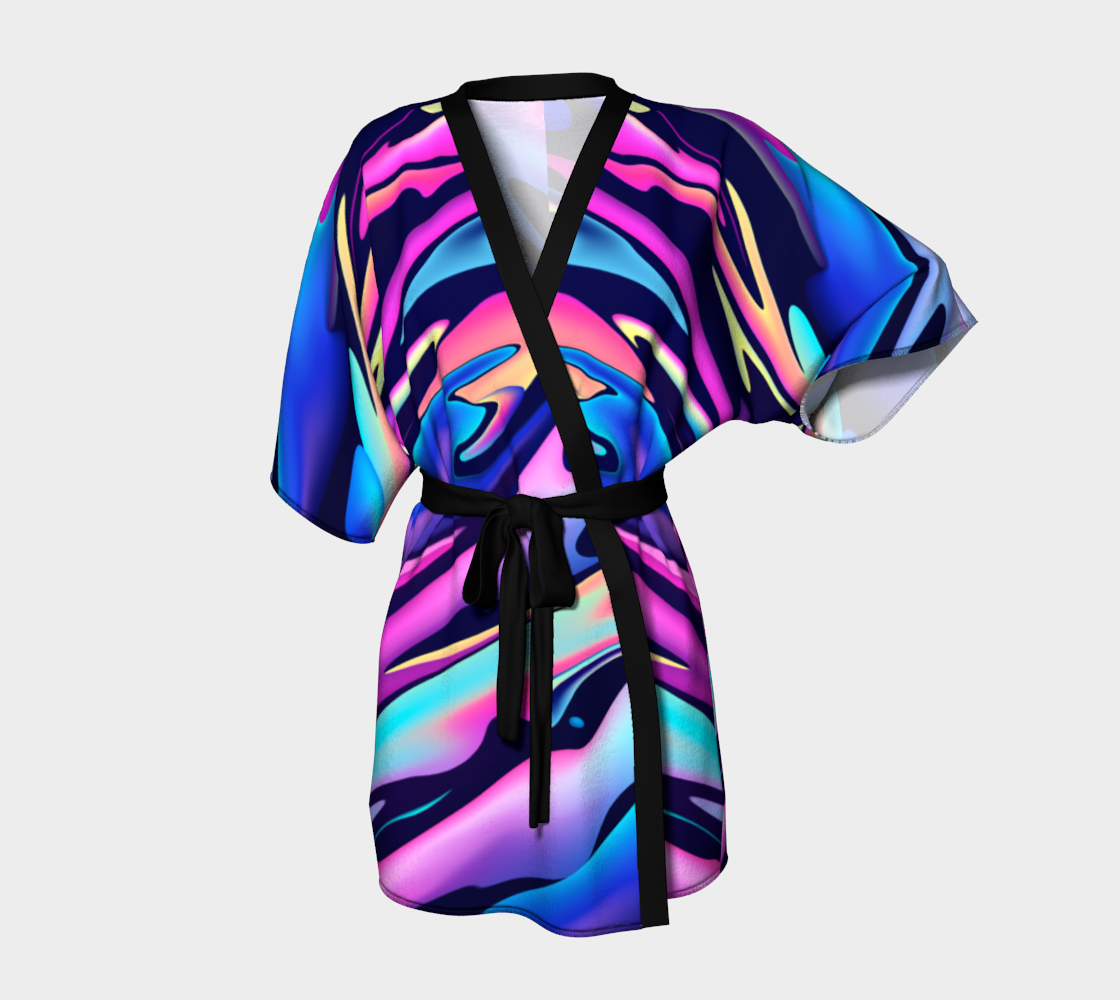Aperçu de Serenity Aesthetic Vaporwave Kimono Robe