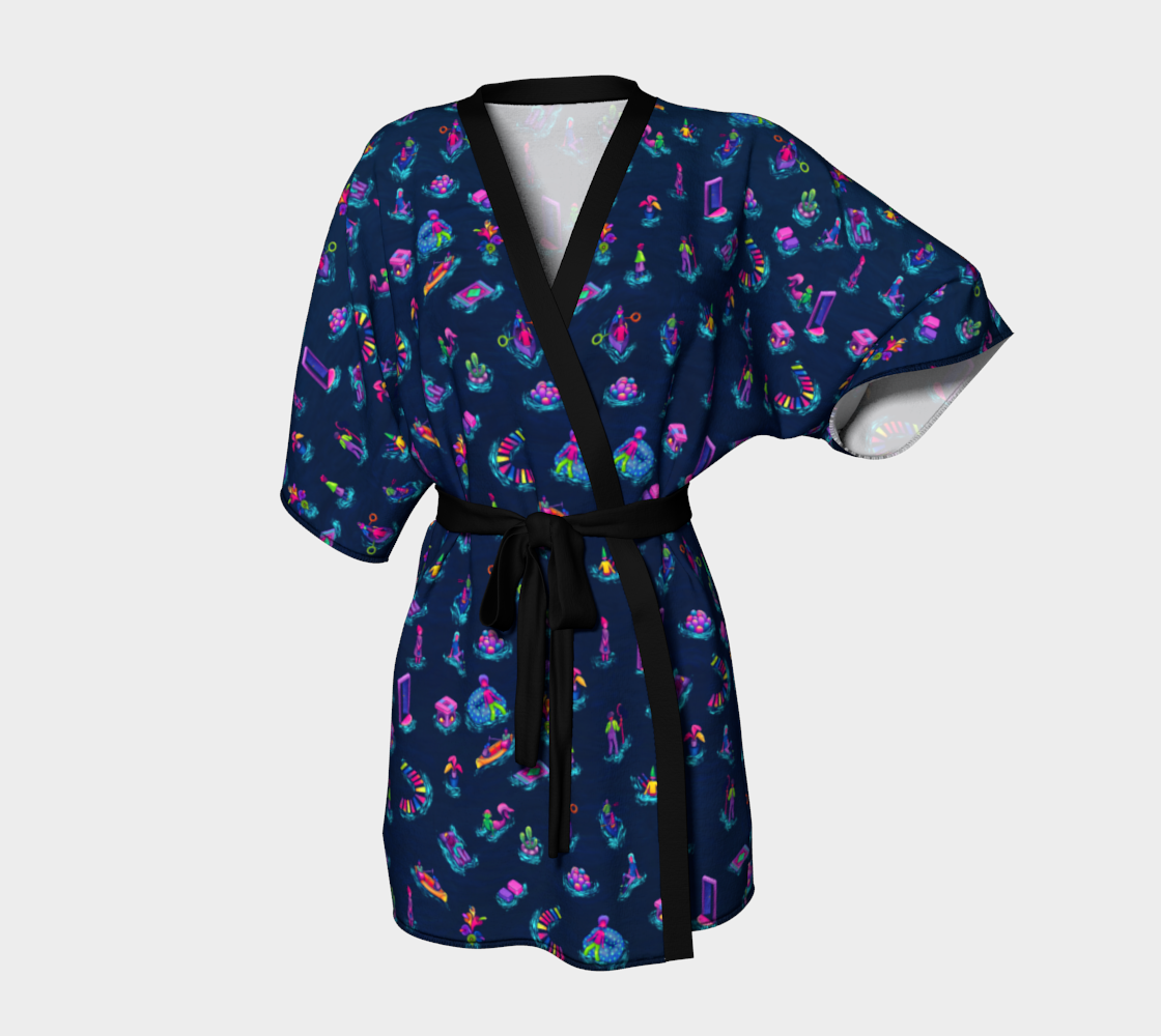 Weirdos Land - dark - Kimono Robe  preview