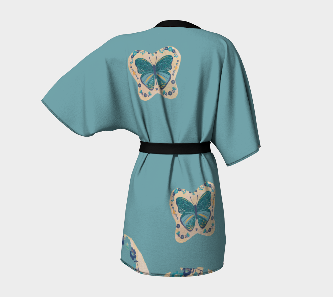 Butterfly Love Kimono Robe thumbnail #5