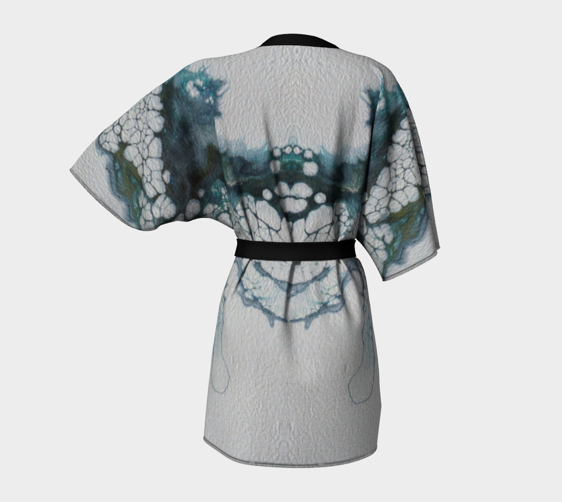 Aperçu de L'envol du papillon - Kimono peignoir #4