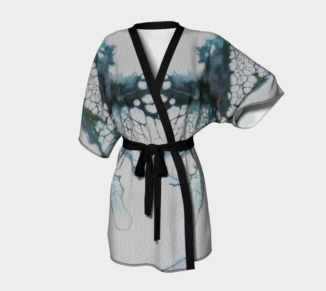Aperçu de L'envol du papillon - Kimono peignoir #1