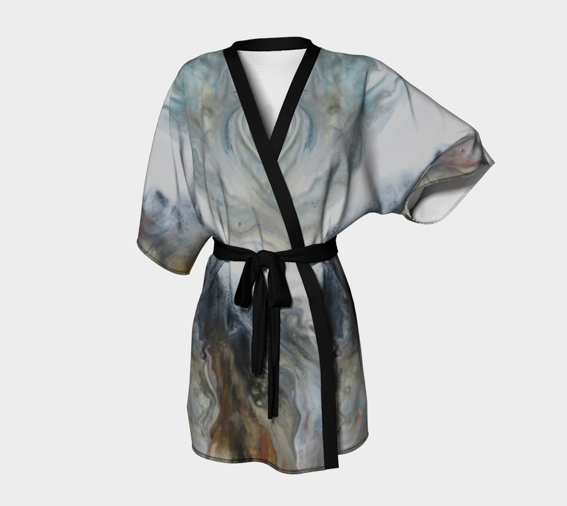 Aperçu de Nuages d'automne - Kimono peignoir