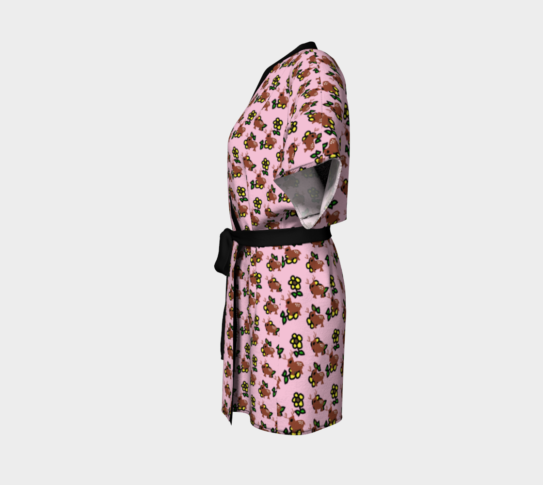 Aperçu de cute deer pattern pink #2