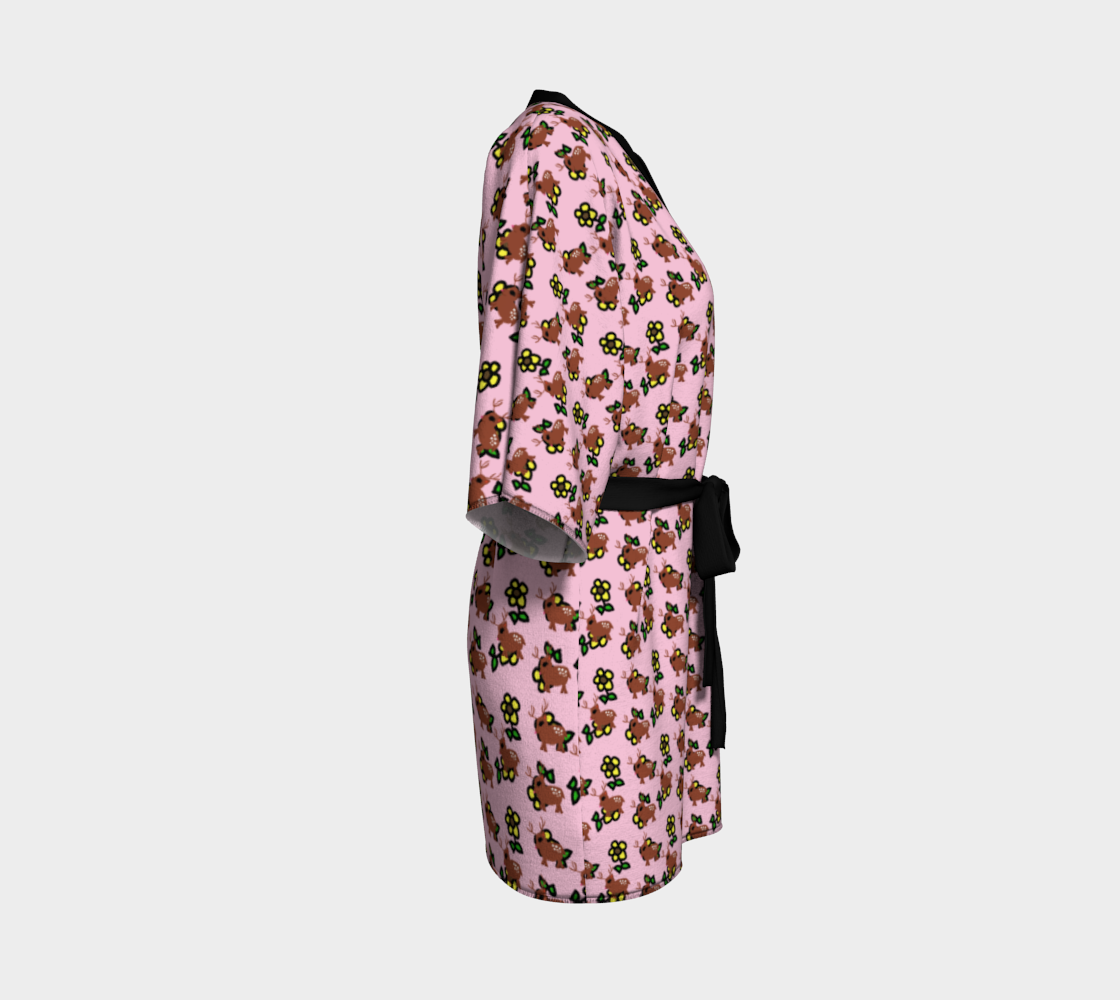 Aperçu de cute deer pattern pink #3