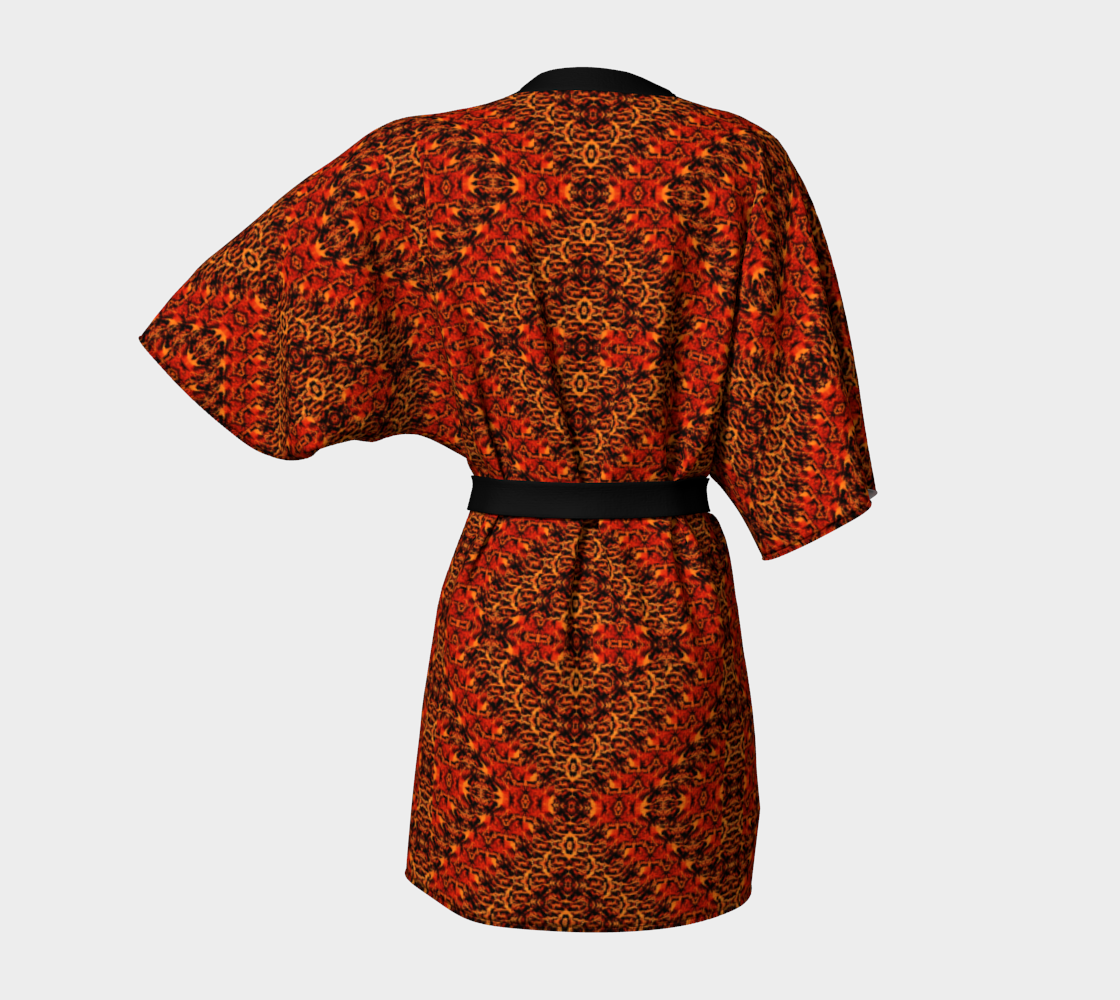 Ruby Diamond Mosaic Kimono Robe thumbnail #5