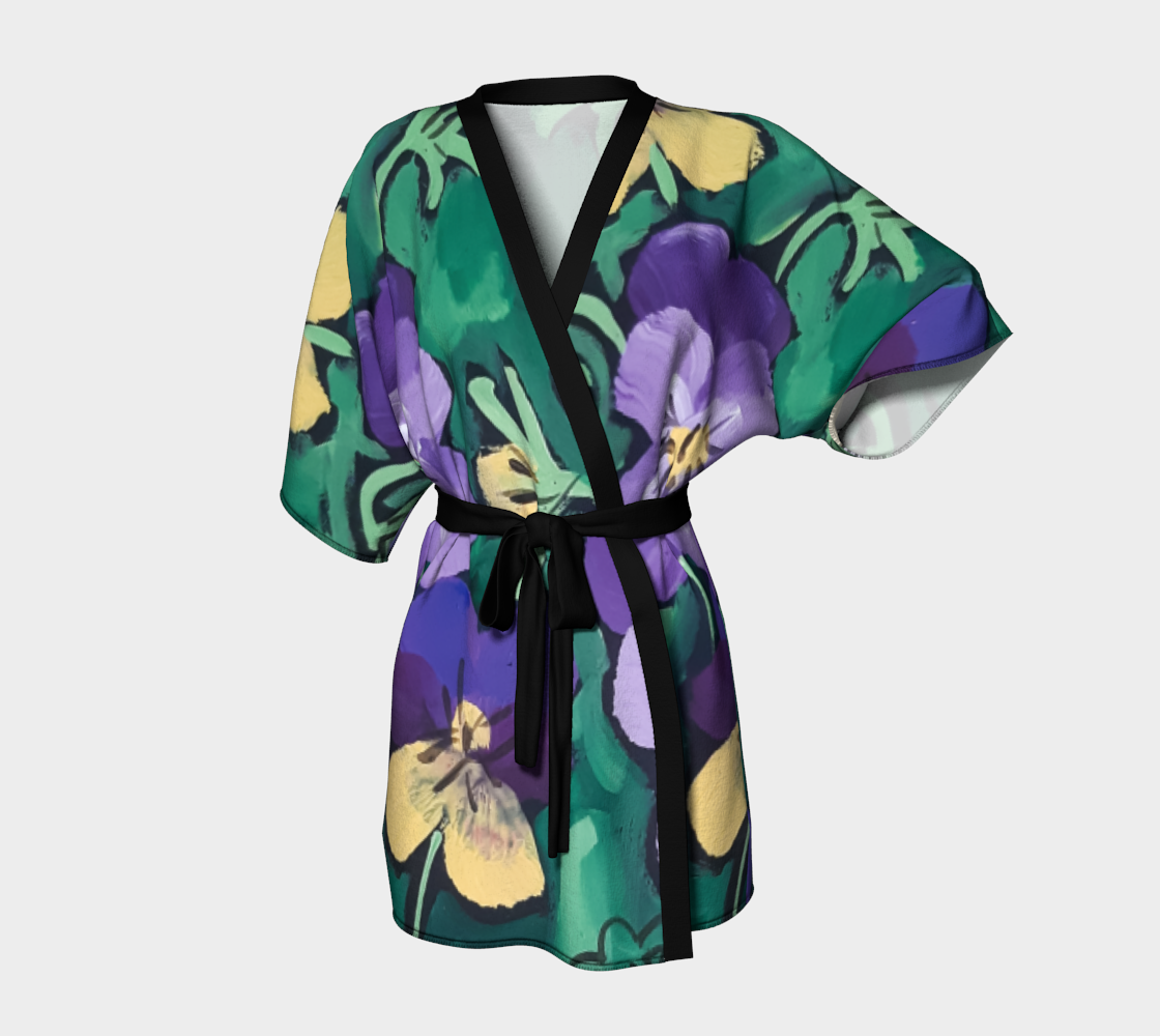 Violets Kimono Robe preview