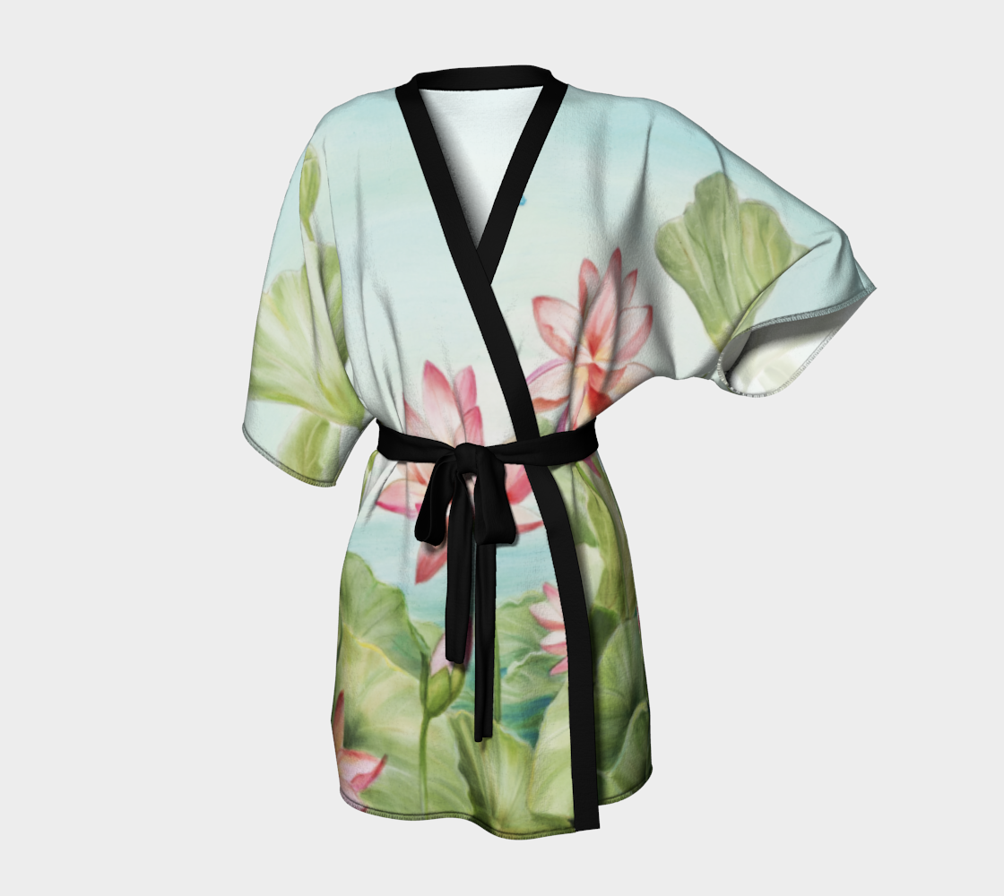 Dragonflies Kimono Robe 3D preview