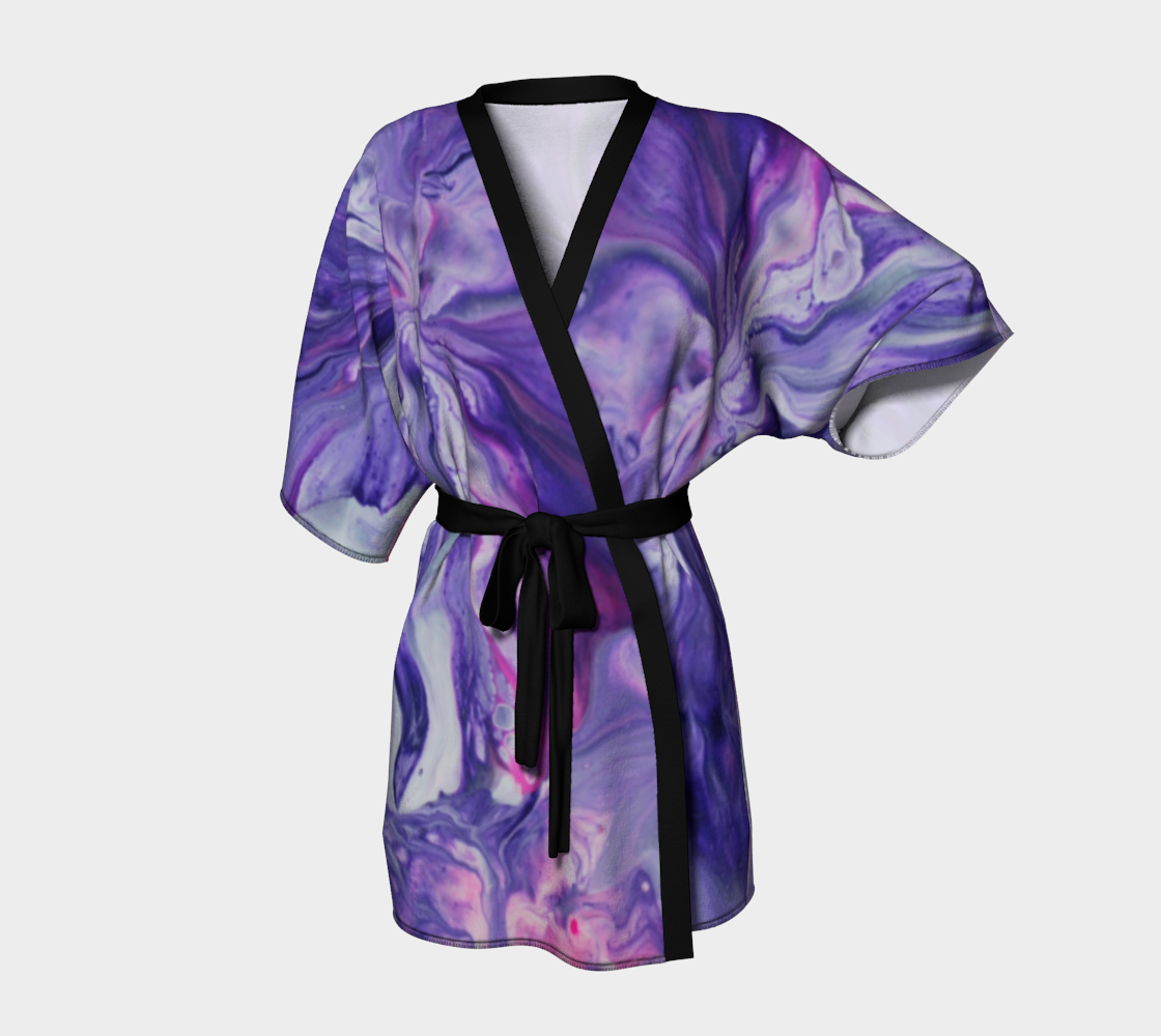 Purple Bliss - Kimono Robe preview
