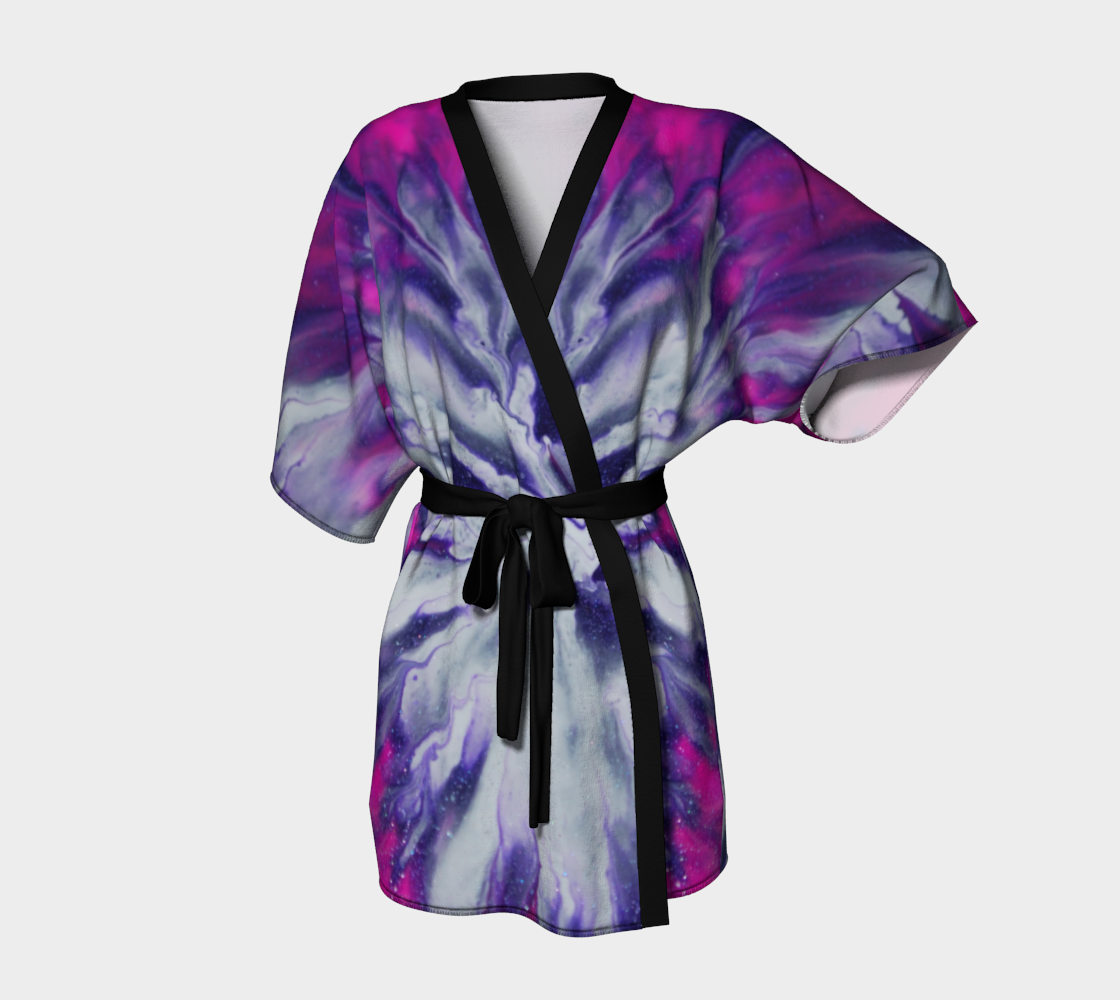 Playful Pinks - Kimono Robe thumbnail #2