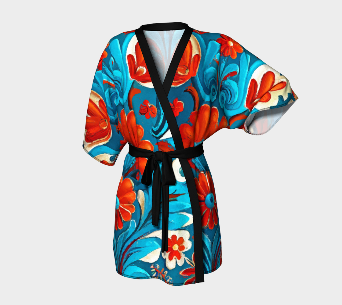 Aperçu de kimono robe folklore motif