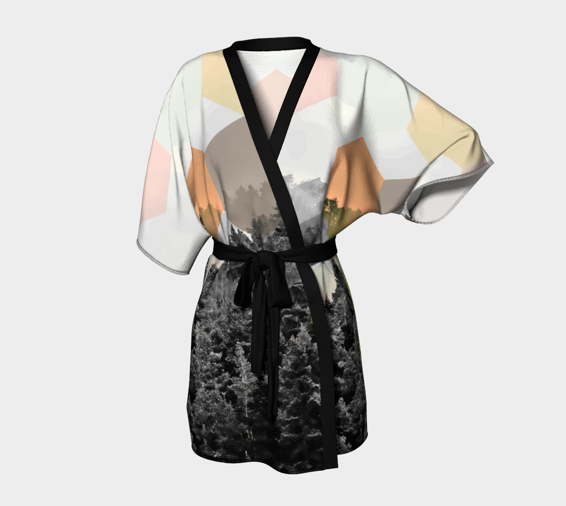 Aperçu de Explained Dimensionality V2 Kimono Robe