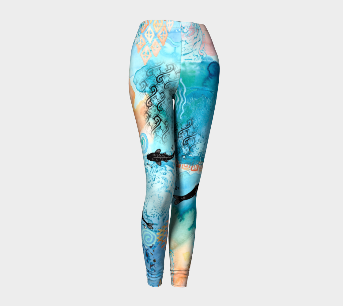 River of Paradise Leggings preview #1