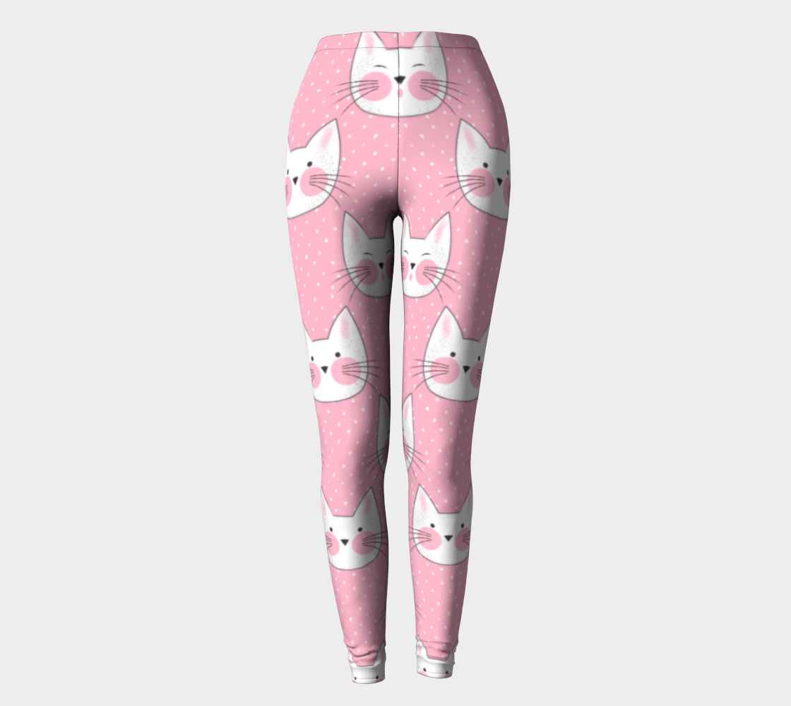 Cute Pink and White Kitty Cats preview