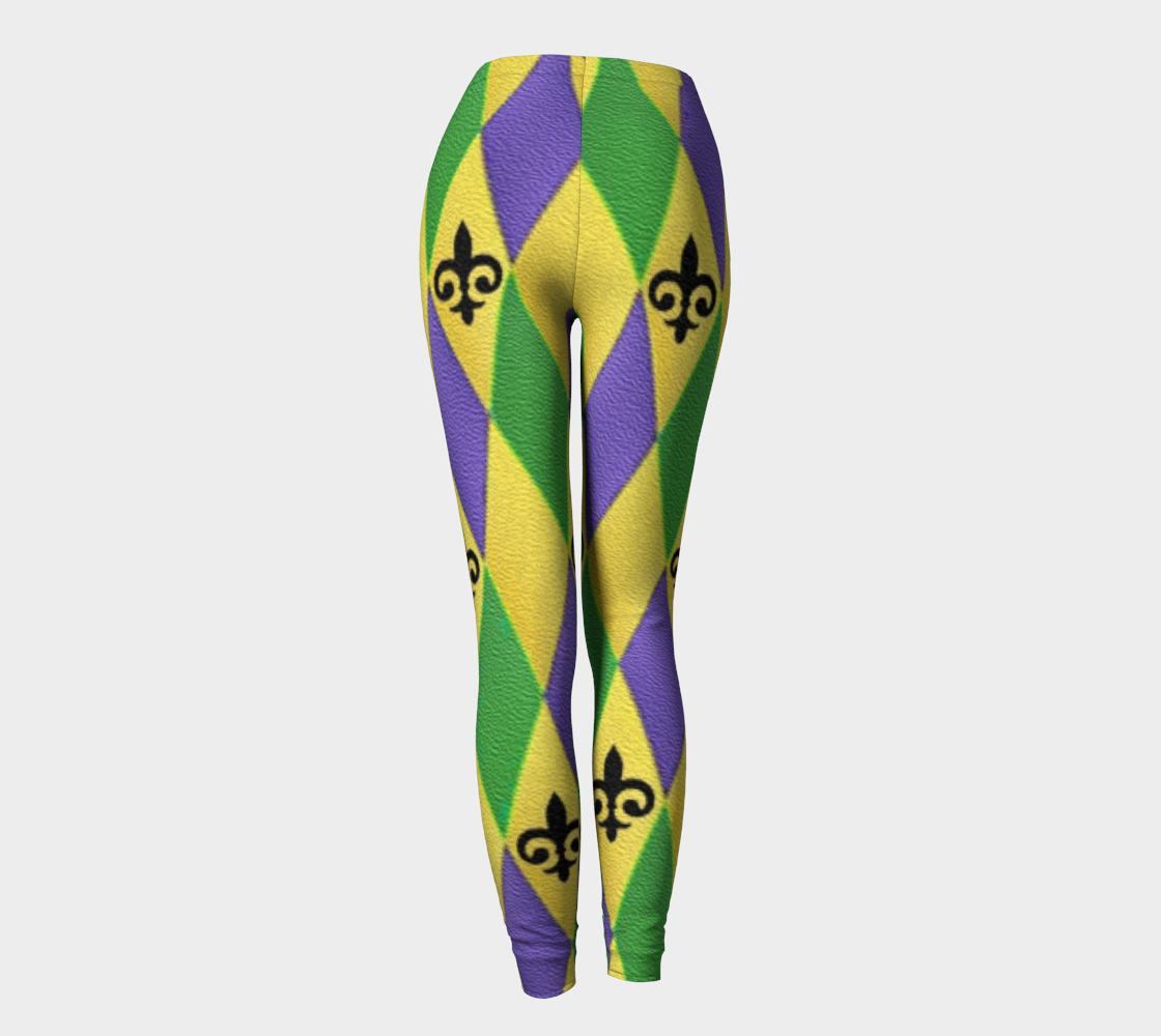 Mardi Gras Harlequin Fleur de lis preview #4