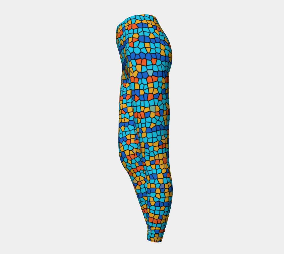Voronoi Seeds Stained Glass Pebbles preview #3