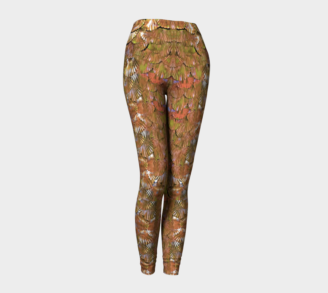 Rose Gold Mermaid Scale Leggings preview #1