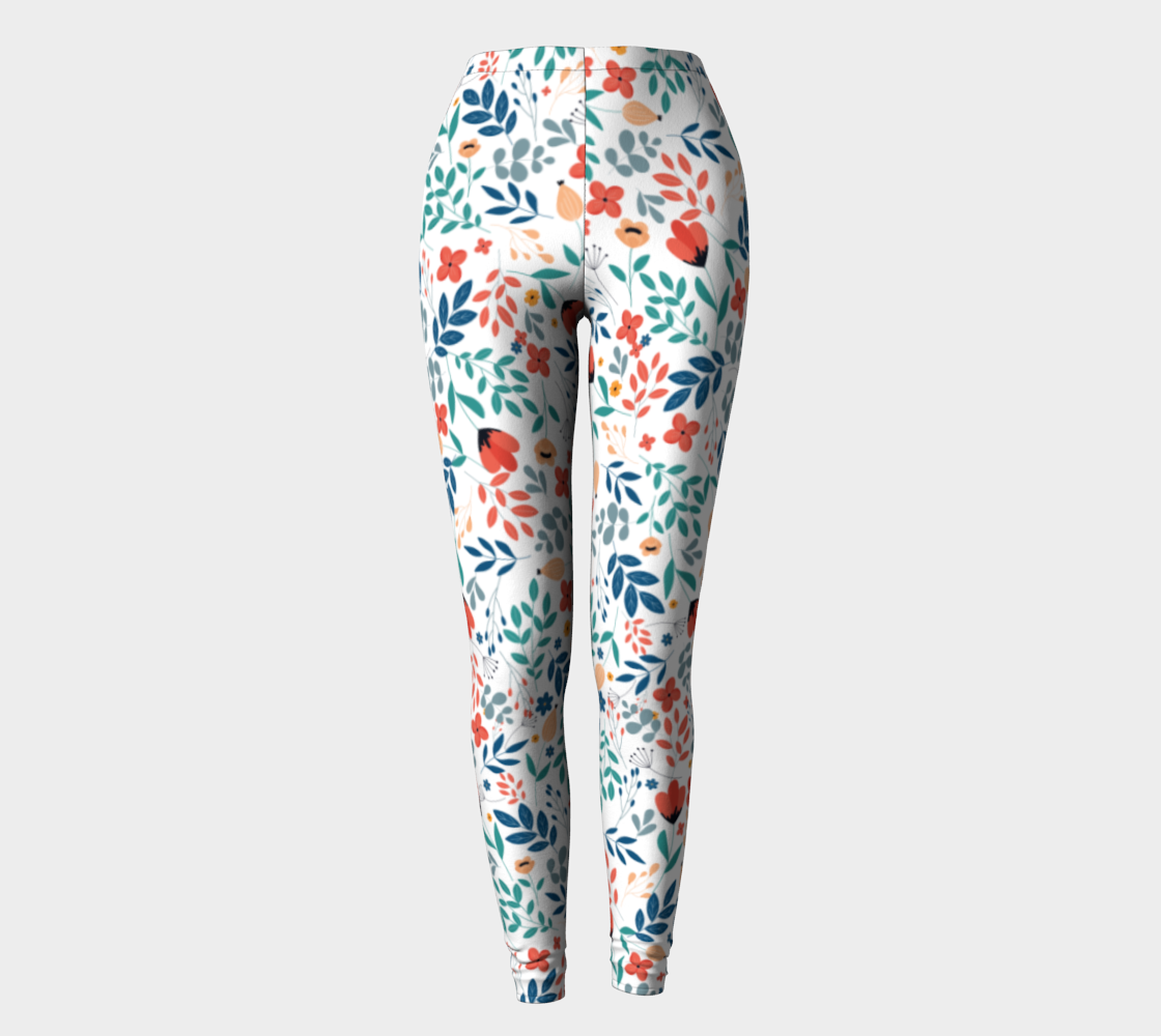 Colourful Floral Leggings preview